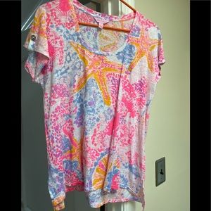 Lilly Pulitzer linen tee